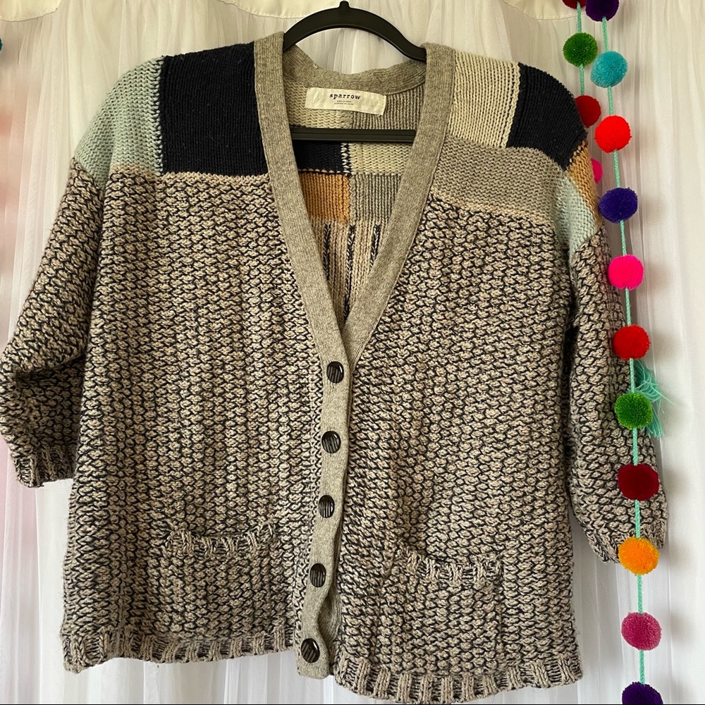 SPARROW grandpa cardigan size M